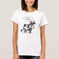 Lustige Kuh-T-Shirts des Mooey WeihnachtsShirt-|