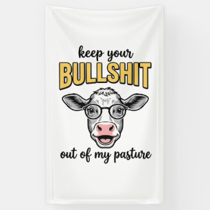 Lustige Kuhweide Vintage-Shirt Design_1 Banner