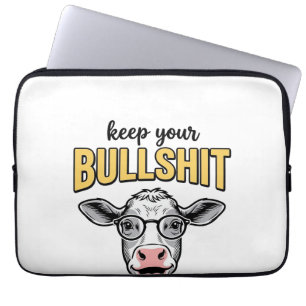 Lustige Kuhweide Vintage-Shirt Design_1 Laptopschutzhülle