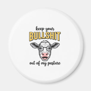 Lustige Kuhweide Vintage-Shirt Design_1 Magnet