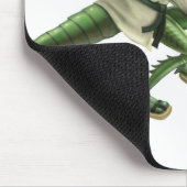 Lustige Kung Fu Heuschrecke Mousepad (Ecke)