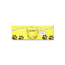 Lustige Kunst-Katzen-schläfrige Miezekatze-Träume