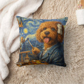 Lustige Künstler Cockapoo Kissen Kunst Hund Gesche (Decke)