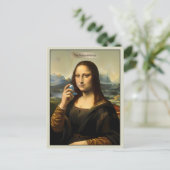 Lustige Kunstparodie Postkarte (Stehend Vorderseite)