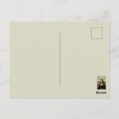 Lustige Kunstparodie Postkarte (Rückseite)
