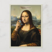 Lustige Kunstparodie Postkarte (Vorderseite)
