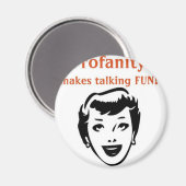 lustige Kunstwerke Magnet (Vorderseite/Rückseite)