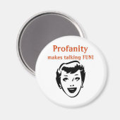 lustige Kunstwerke Magnet (Vorderseite/Rückseite)