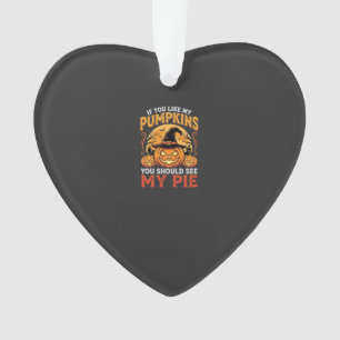 Lustige Kürbisse Halloween-Pie-Design_1 Ornament