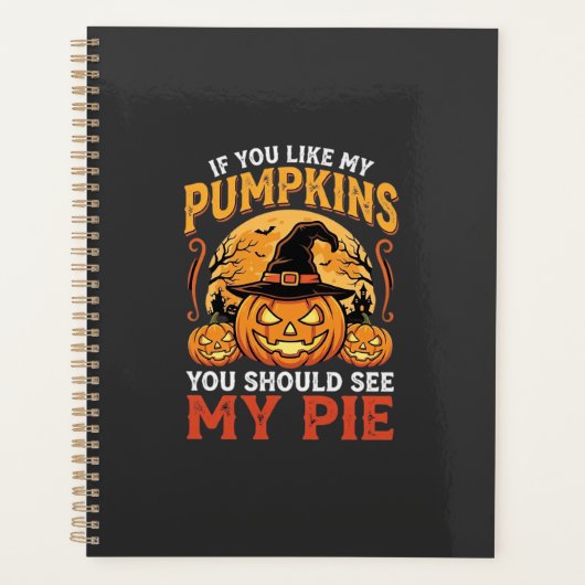 Lustige Kürbisse Halloween-Pie-Design_1 Planer (Vorderseite)