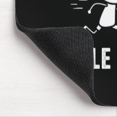 Lustige kurze Beine Witze Memes Warten Sie auf mic Mousepad (Ecke)