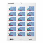 lustige Labels Adressaufkleber (Vorne)