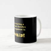 Lustige Laborkittel-Logik: Der ultimative Argument Kaffeetasse (VorderseiteRechts)