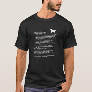 Lustige Labrador Retriever Definition Humor T-Shirt