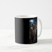 Lustige Labradors-Selfie Mit Vogelscheuchen Damen Kaffeetasse (VorderseiteRechts)