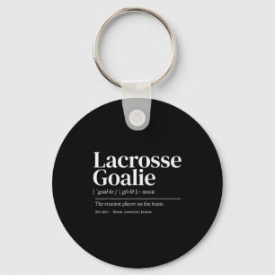 Lustige Lacrosse-Torhüter-Zitat-Definition Männer Schlüsselanhänger