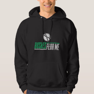Lustige Landschaftsbau-Sträucher fürchten mich als Hoodie