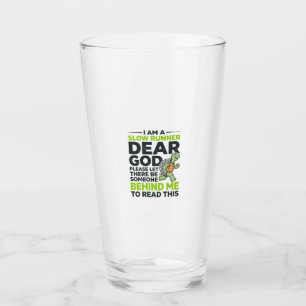 Lustige Langsamlauf-Schildkröten-Zitat Vintage-Gra Glas