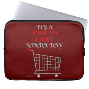 lustige Laptop-Hülle "ADD TO CART" Laptopschutzhülle