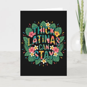 Lustige Latina-Stolz Dicke Latinas können Körper b Karte