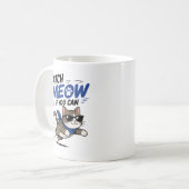 Lustige Laufende Katze Tasse (Vorderseite Links)
