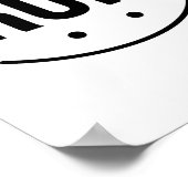 Lustige, laufende Kunst, Laufende Sportarten Poster (Ecke)