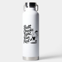 Lustige Läufer-Sportflasche
