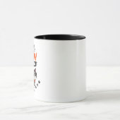 Lustige Laufkatze Tasse (Zentrum)