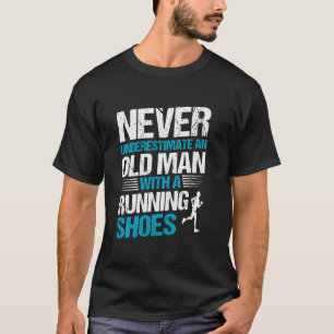 Lustige Laufkunst für Männer Marathonläufer T-Shirt