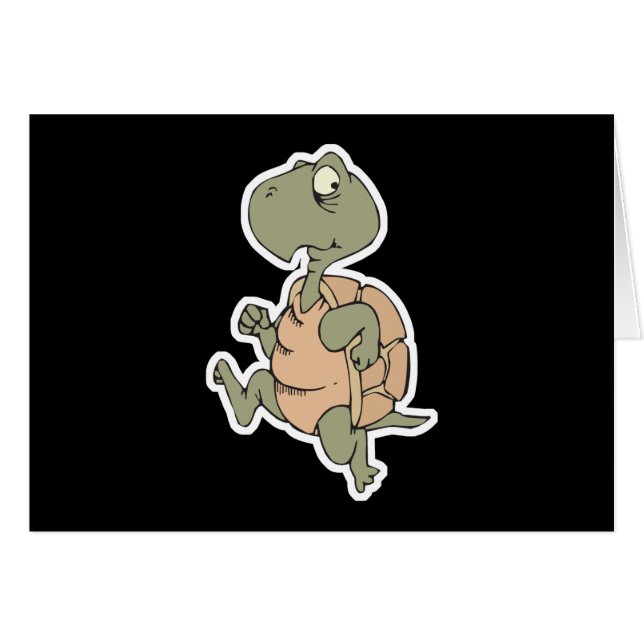 lustige Laufschildkröte (Vorderseite (Horizontal))