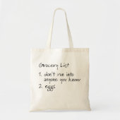 Lustige Lebensmittelgeschäft-Tasche Tragetasche (Vorne)