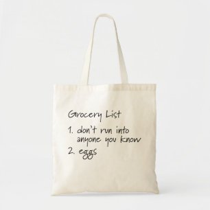 Lustige Lebensmittelgeschäft-Tasche Tragetasche