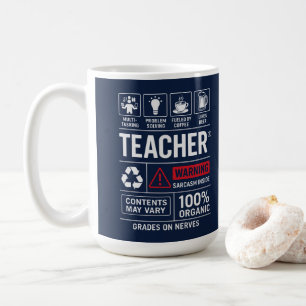 Lustige Lehrer-Definition — Multitasking Kaffeetasse