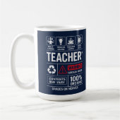 Lustige Lehrer-Definition — Multitasking Kaffeetasse (Links)