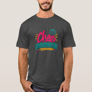 Lustige Lehrer-Mutter Humor Chaos-Koordinator Vera T-Shirt