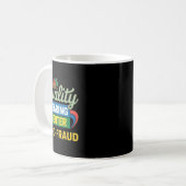 Lustige Lehrer-Qualitätslernzentrum Akademisches D Kaffeetasse (Vorderseite Links)
