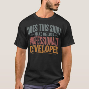 Lustige Lehrer-Shirts Männer Frauen, Professionell T-Shirt