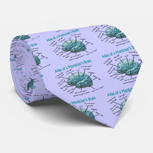 Lustige Leichenbestatter-Geschenke Krawatte (Gerollt)