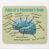 Lustige Leichenbestatter-Geschenke Mousepad (Vorne)