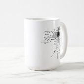 Lustige Leiterplatte Computer Elektronik Kaffeetasse (VorderseiteRechts)
