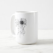 Lustige Leiterplatte Computer Elektronik Kaffeetasse (Vorderseite Links)