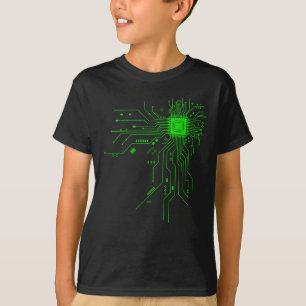 Lustige Leiterplatte Computer Elektronik T-Shirt