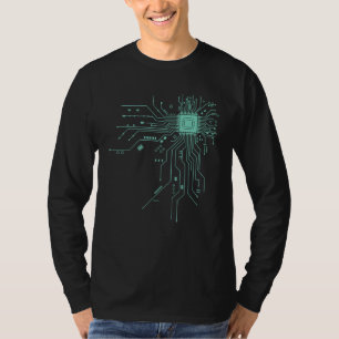 Lustige Leiterplatte Computer Elektronik T-Shirt