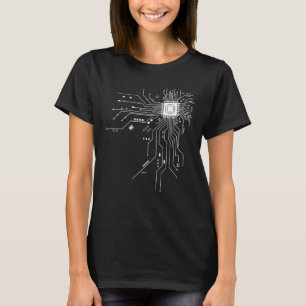 Lustige Leiterplatte Computer Elektronik T-Shirt