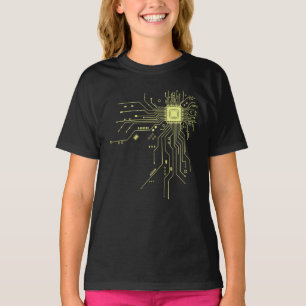 Lustige Leiterplatte Computer Elektronik T-Shirt