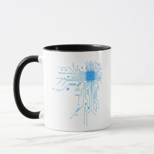 Lustige Leiterplatte Computer Elektronik Tasse