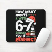 Lustige Lektüre 67 Meme Englischlehrer Weihnachtsb Mousepad (Mit Mouse)