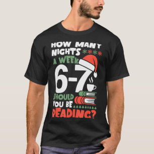 Lustige Lektüre 67 Meme Englischlehrer Weihnachtsb T-Shirt