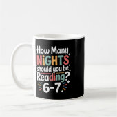 Lustige Lektüre 6 7 Sechs Sieben Meme Englischlehr Kaffeetasse (Links)