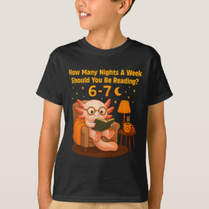 Lustige Lektüre 6 7 Sechs Sieben Meme Englischlehr T-Shirt